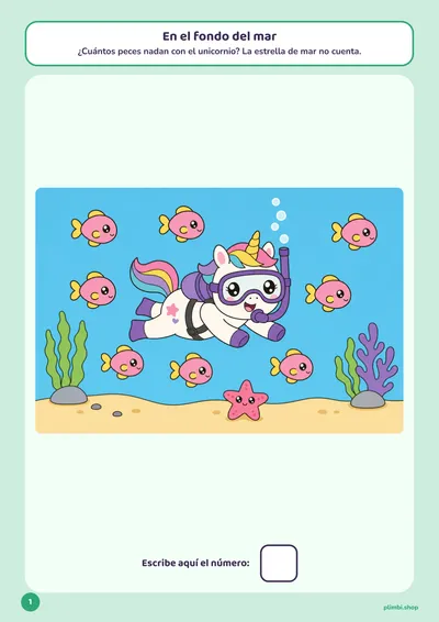 En el fondo del mar: página 3 de A contar con unicornios