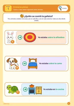Pistas listas para imprimir