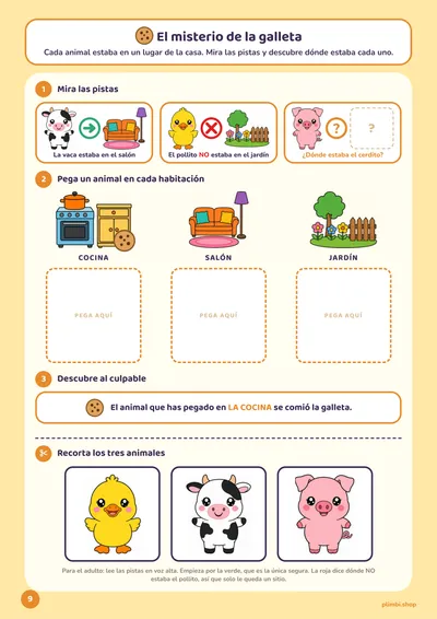 El misterio de la galleta: página 11 de Pequeños detectives