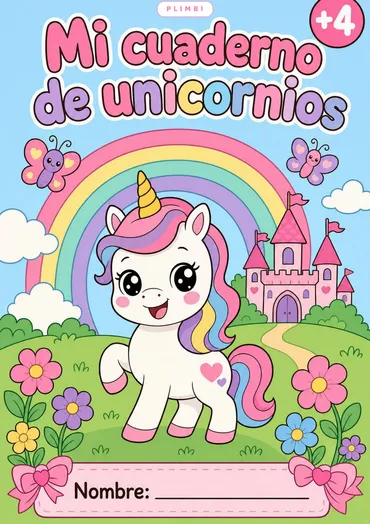 Portada de Mi cuaderno de unicornios