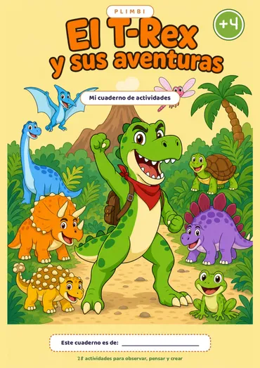 Portada de El T-Rex y sus aventuras